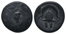 Kings of Macedon. Alexander III "the Great" 336-323 BC. Ae,

Condition: Very Fine

Weight: 4.40 gr
Diameter: 15 mm