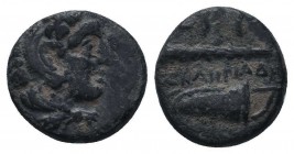 Kings of Macedon. Alexander III "the Great" 336-323 BC. Ae,

Condition: Very Fine

Weight: 1.80 gr
Diameter: 11 mm