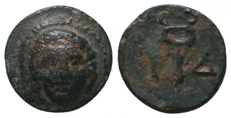 KINGS OF MACEDON. Ae. Rare!

Condition: Very Fine

Weight: 2.10 gr
Diameter: 14 ...
