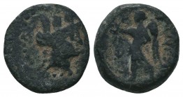 Cilicia, Ae (1st centuries BC).

Condition: Very Fine

Weight: 3.40 gr
Diameter: 13 mm