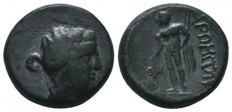 Kings of Bithynia. Prusias II (182-149 BC). Æ 

Condition: Very Fine

Weight: 7....