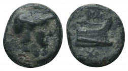 Macedonian Kingdom. Demetrios I Poliorketes. 306-283 B.C. AE

Condition: Very Fine

Weight: 2.00 gr
Diameter: 12 mm