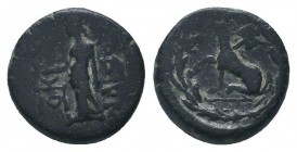 PHRYGIA. Laodicea ad Lycum. Ae. Pythes Pythou, magistrate.

Condition: Very Fine

Weight: 2.90 gr
Diameter: 13 mm