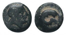 TROAS. Kebren. Ae (Circa 400-310 BC).

Condition: Very Fine

Weight: 0.90 gr
Diameter: 8 mm