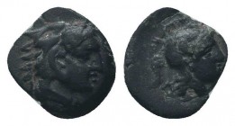 Mysia, Pergamon. Ca. 310-284 B.C. AE

Condition: Very Fine

Weight: 0.80 gr
Diameter: 11 mm