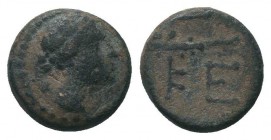 Caria. Keramos circa 200-0 BC. Also attributed to Keraitai of Pisidia

Condition: Very Fine

Weight: 2.10 gr
Diameter: 12 mm