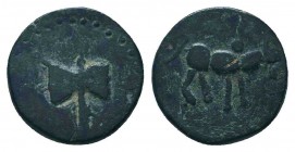 Troas Tenedos Æ / Artemis and Double Axe, circa 350 BC

Condition: Very Fine

Weight: 2.30 gr
Diameter: 14 mm