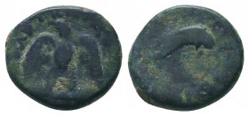Greek Coins, Ca. 310-284 B.C. AE

Condition: Very Fine

Weight: 4.00 gr
Diameter: 15 mm
