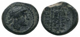 SELEUKID KINGS OF SYRIA. 3rd - 2nd Century. Ae. 

Condition: Very Fine

Weight: 2.50 gr
Diameter: 22 mm