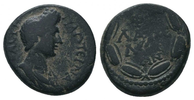 LAKONIA. Lakedaimon (Sparta). Plotina, wife of Trajan (Augusta, AD 98-117).

Con...