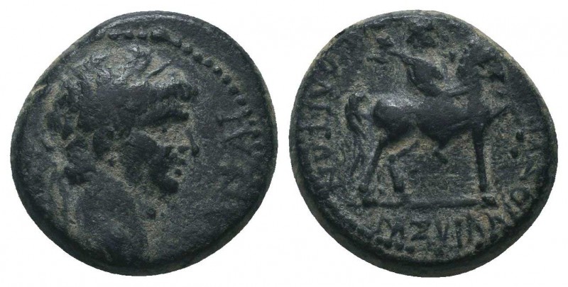 PHRYGIA. Hierapolis. Claudius (41-54). Ae. M. Suillios Antiochos, grammateus.

C...