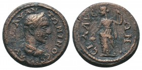 Sillyon in Pamphylia.. Elagabalus (218-222). AE

Condition: Very Fine

Weight: 4.90 gr
Diameter: 19 mm