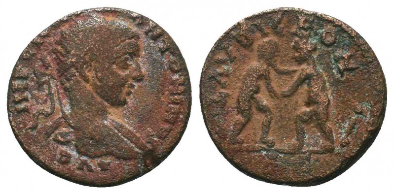 CILICIA, Syedra. ELAGABALUS, A.D. 218-222. AE

Condition: Very Fine

Weight: 2.9...