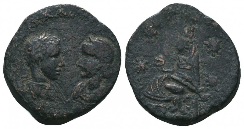 Severus Alexander (222-235 AD), with Julia Mamaea. AE, Edessa, Mesopotamia.

Con...