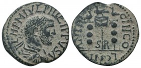 Philip I Æ of Antiochia, Pisidia. AD 244-249. 

Condition: Very Fine

Weight: 7.20 gr
Diameter: 24 mm