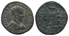 Gallienus (253-268). Pisidia, Antioch. Æ 

Condition: Very Fine

Weight: 5.70 gr
Diameter: 21 mm