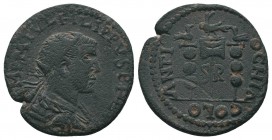 Philip I Æ of Antiochia, Pisidia. AD 244-249. 

Condition: Very Fine

Weight: 8.60 gr
Diameter: 25 mm