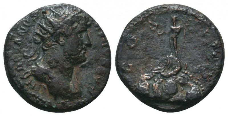 Hadrian, 117-138, AE

Condition: Very Fine

Weight: 4.40 gr
Diameter: 17 mm