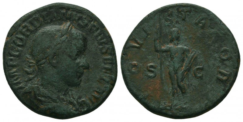 Gordian III Æ Sestertius. Rome, AD 238-239.

Condition: Very Fine

Weight: 10.80...