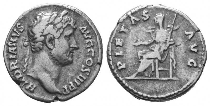 Hadrianus (117-138 AD). AR Denarius

Condition: Very Fine

Weight: 3.30 gr
Diame...