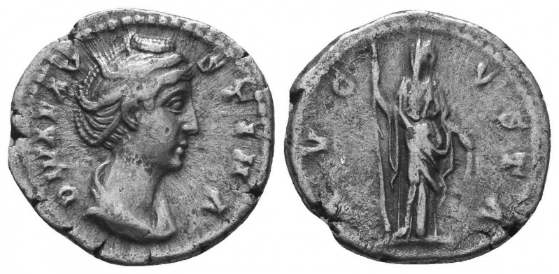 Diva Faustina I (+141 AD). AR Denarius 

Condition: Very Fine

Weight: 3.20 gr
D...
