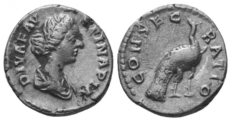 Diva Faustina II AR Denarius. Rome, AD 176-180.

Condition: Very Fine

Weight: 3...