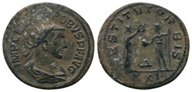 Probus (276-282 AD). AE Antoninianus

Condition: Very Fine

Weight: 4.00 gr
Diameter: 20 mm