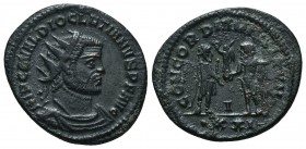 Diocletianus (284-305 AD). AE Antoninianus

Condition: Very Fine

Weight: 3.40 gr
Diameter: 19 mm
