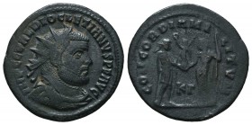 Diocletianus (284-305 AD). AE Antoninianus

Condition: Very Fine

Weight: 3.40 gr
Diameter: 22 mm