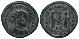 Maximianus (286-305 AD). AE Antoninianus

Condition: Very Fine

Weight: 4.10 gr
Diameter: 21 mm