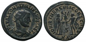 Constantius I, as Caesar, 293 - 305 AD AE Antoninianus,

Condition: Very Fine

Weight: 3.90 gr
Diameter: 22 mm