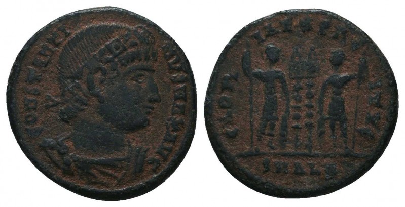 Constantine I as Caesar; 306-307 AD. Ae Follis,

Condition: Very Fine

Weight: 2...