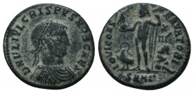 Crispus, Caesar, 317–326, AE-Follis,

Condition: Very Fine

Weight: 3.40 gr
Diameter: 18 mm