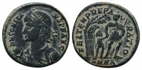 Constans, 337 - 350 AD AE Follis

Condition: Very Fine

Weight: 4.40 gr
Diameter: 20 mm