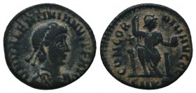 Valentinian II; 375-392 AD,

Condition: Very Fine

Weight: 2.30 gr
Diameter: 17 mm