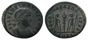 Delmatius Caesar 335-337. AE

Condition: Very Fine

Weight: 1.40 gr
Diameter: 16 mm