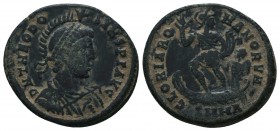 Theodosius II; 402-450 AD, Ae

Condition: Very Fine

Weight: 6.20 gr
Diameter: 22 mm