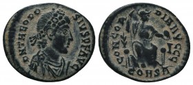 Theodosius II; 402-450 AD, Ae

Condition: Very Fine

Weight: 2.20 gr
Diameter: 17 mm