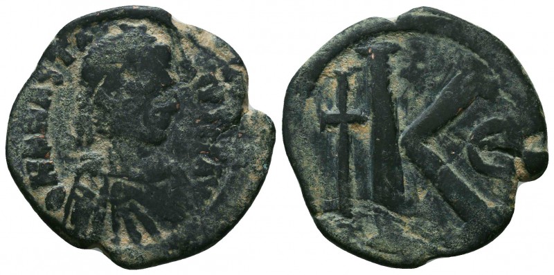 Anastasius I. 491-518. AE half follis 

Condition: Very Fine

Weight: 8.00 gr
Di...