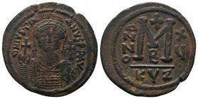Justinian I. 527-565. Æ Follis.

Condition: Very Fine

Weight: 22.40 gr
Diameter: 39 mm
