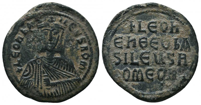 LEON IV. Follis. (Ae.). Constantinopol

Condition: Very Fine

Weight: 7.60 gr
Di...