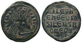 LEON IV. Follis. (Ae.). Constantinopol

Condition: Very Fine

Weight: 7.60 gr
Diameter: 28 mm