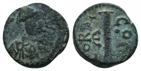 Anastasius I. 491-518. AE

Condition: Very Fine

Weight: 2.60 gr
Diameter: 15 mm