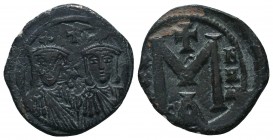 Michael I and Theophylactus. 811-813 AD. AE Follis.

Condition: Very Fine

Weight: 5.50 gr
Diameter: 23 mm