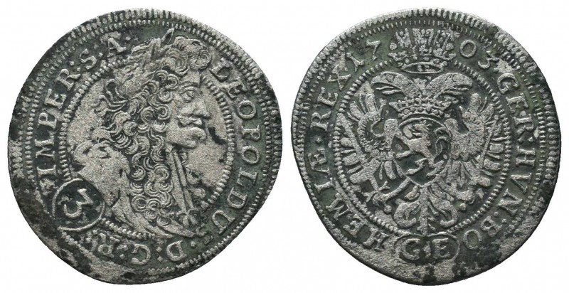 Medieval Europe, Leopold . 1657-1705. AR

Condition: Very Fine

Weight: 1.50 gr
...