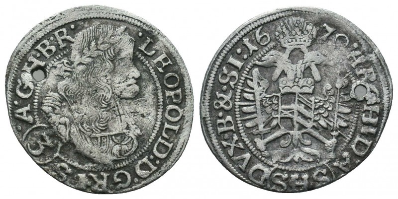 Medieval Europe, Leopold . 1657-1705. AR

Condition: Very Fine

Weight: 1.70 gr
...