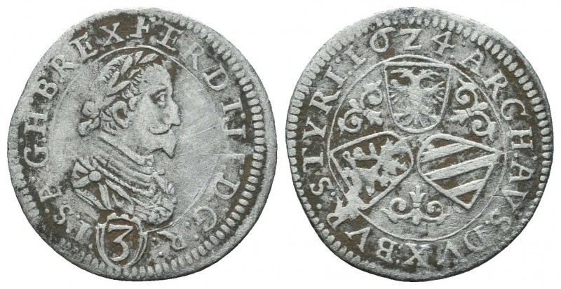 Medieval Europe, SAINT EMPIRE, Ferdinand II (1619-1637), AR

Condition: Very Fin...