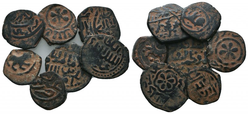 Islamic Coins Ae, Lot of 7 coins

Condition: Very Fine

Weight: lot gr
Diameter:...