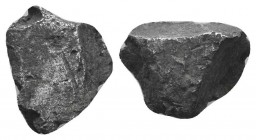 Archaic Greek, Hacksilber, circa 5th -3rd Century BC. AR,

Condition: Very Fine

Weight: 2.40 gr
Diameter: 13 mm
