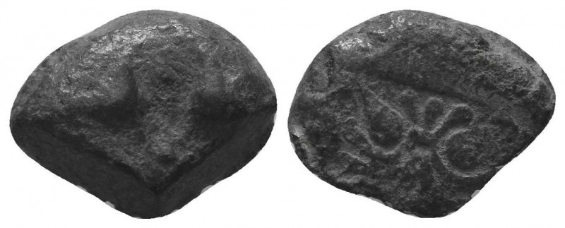 Archaic Greek, Cut Fragment, circa 5th -3rd Century BC. AR,

Condition: Very F...